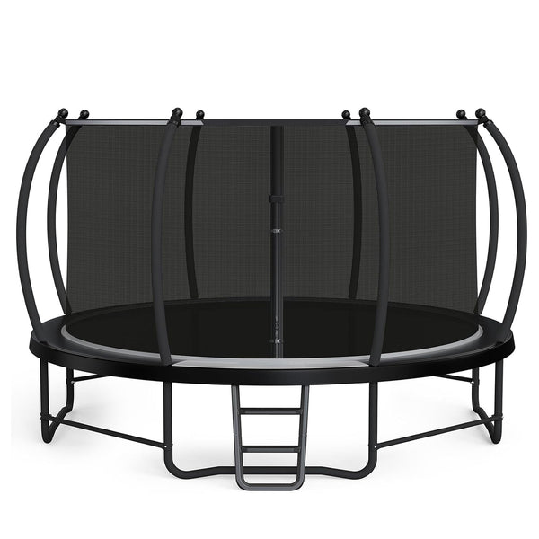 Daolar Outdoor Trampoline Diameter 244/305/366/427 cm Children's Trampoline Garden with Safety Net and Ladder, up to 300kg