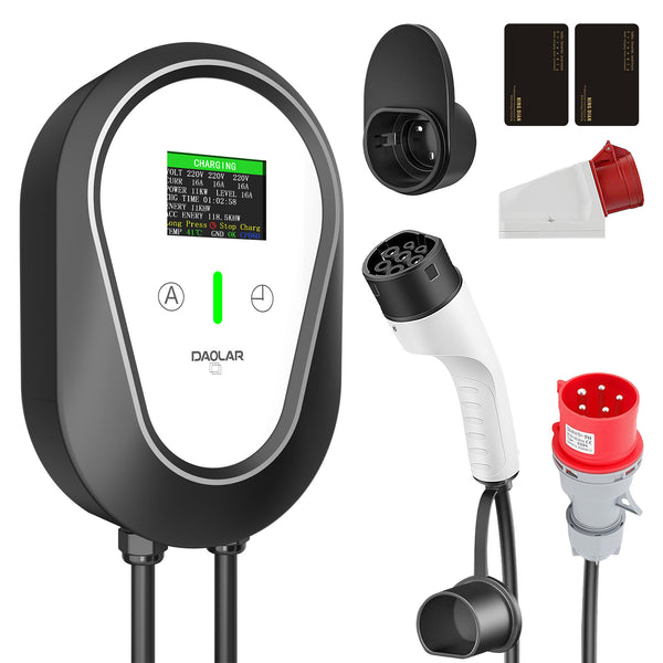 Daolar EV Charging station Wallbox 11KW / 22KW with Limit charging time, 3 phase Type 2 Charger for Electric Car
