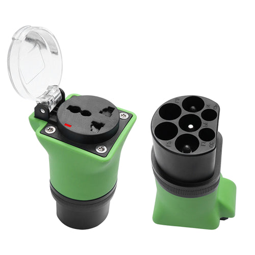 Daolar public charging station discharge adapter type2 to 16a eu socket