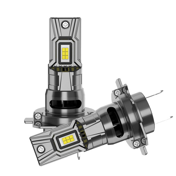 Daolar H7 LED žárovka, až 500 %, 50W 6600LM, 6500K Super jasná bílá, rychlá instalace, balení po 2 kusech